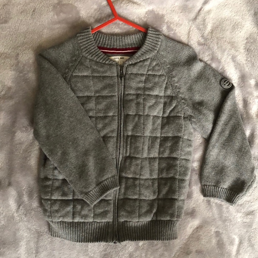 Zara Zipped Knit sweater